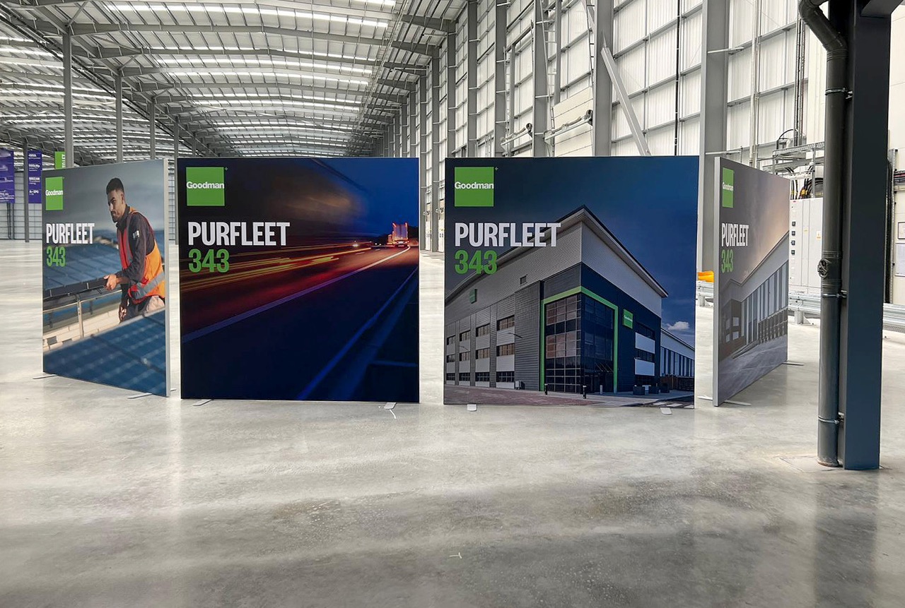 Goodman’s Large Format Print Branding For Launch Event